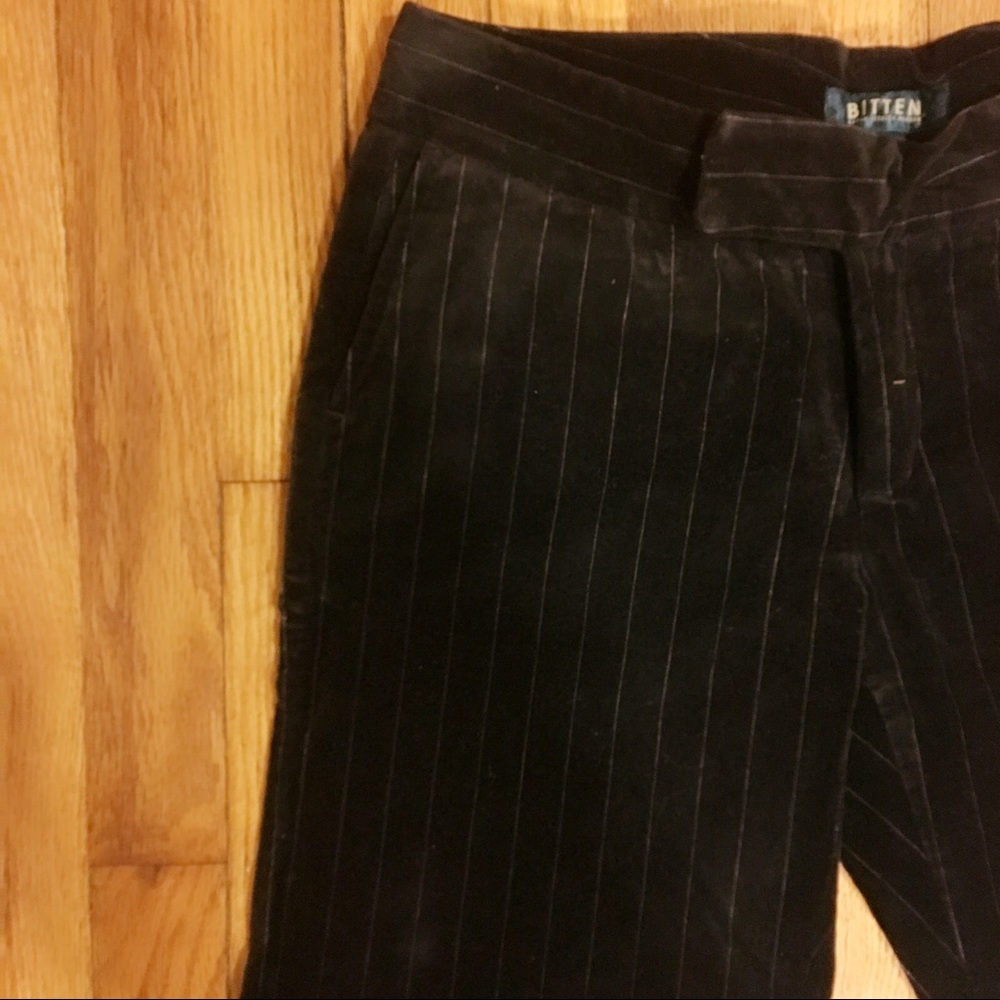 🆕 Bitten (Sarah Jessica Parker) Velour Blk Pants
